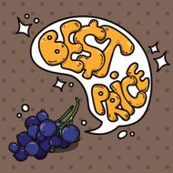 berries and speech bubble N8