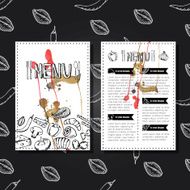 Restaurant menu design N211