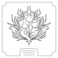 Mushroom and Abstract Pattern Two