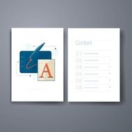 Modern cards design template N9
