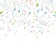 Vector Background with Music Notes N21