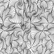 Seamless angle pattern black and white