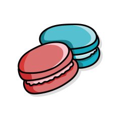 macaron doodle N3