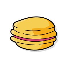 macaron doodle N4