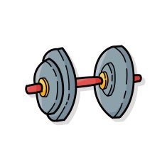 weightlifting doodle N3