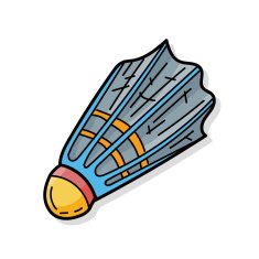 badminton doodle N2