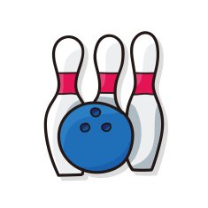bowling doodle N6