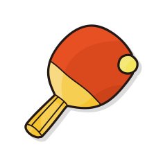 Table tennis doodle N3