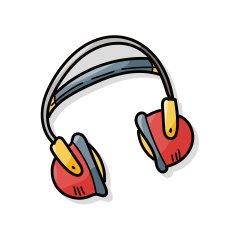 headphone doodle N10
