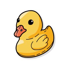 duck toy doodle N2