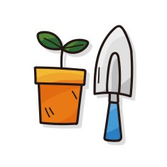 Gardening doodle