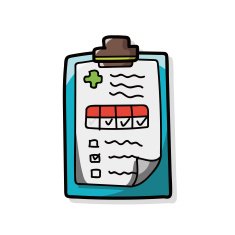 medical file color doodle