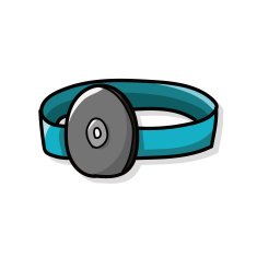 Stethoscope color doodle N2