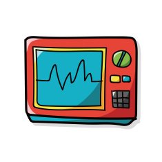 ECG color doodle