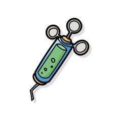 Syringes color doodle N2