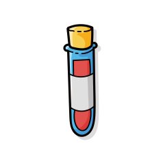 medical drip color doodle N3