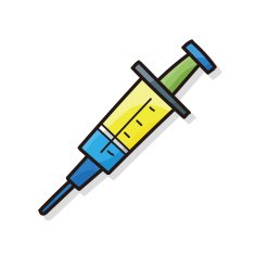 Syringes color doodle N4
