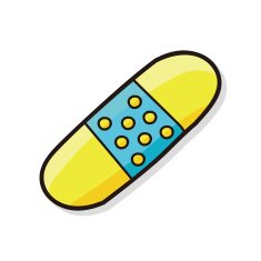 bandage color doodle N3
