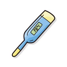 Thermometer color doodle N3