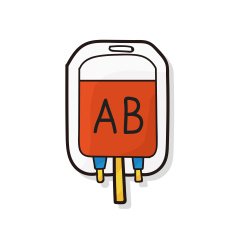 blood bag color doodle N2