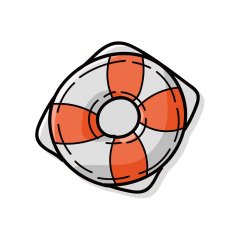 Lifebuoy color doodle