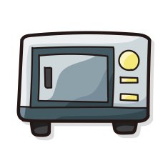 microwave color doodle