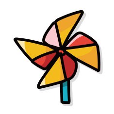 Windmill color doodle N2