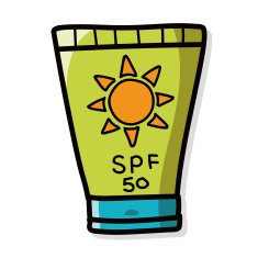 Sunscreen color doodle N2