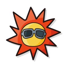 sun color doodle N2