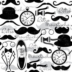 Retro vintage seamless pattern N9