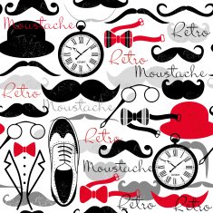 Retro vintage seamless pattern N12