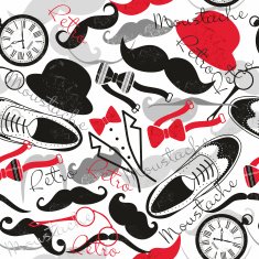 Retro vintage seamless pattern N14