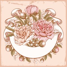 Luxurious peony