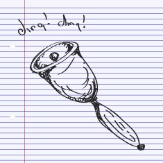Simple doodle of a bell N2