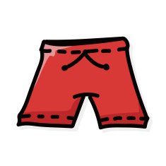 short pants color doodle N2