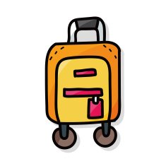 briefcase color doodle N2