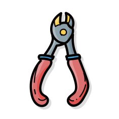Pliers color doodle