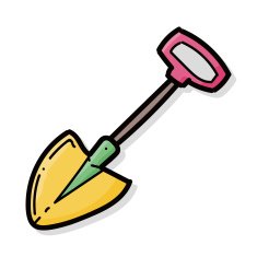 Shovel color doodle N3