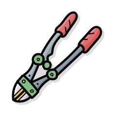 scissors color doodle N2