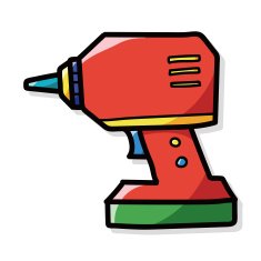 Electric drill color doodle N4