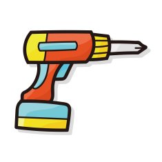 Electric drill color doodle N5