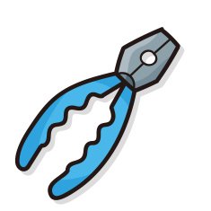 Pliers color doodle N5