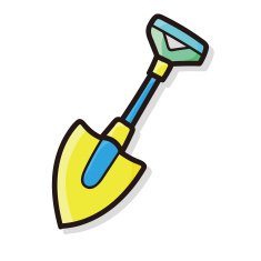 Shovel color doodle N9