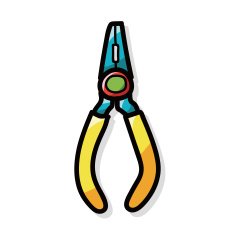 Pliers color doodle N6