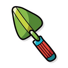 Shovel color doodle N10