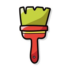 paintbrush color doodle N8
