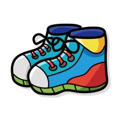 sneaker color doodle
