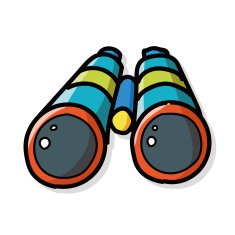 binocular color doodle N2