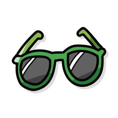 sunglasses color doodle N2