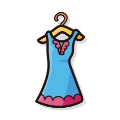 dress color doodle